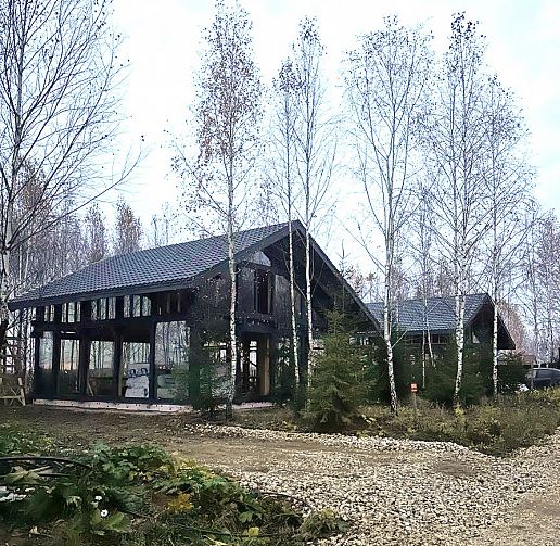 Закончен монтаж кровли на 2х домах в Ступино